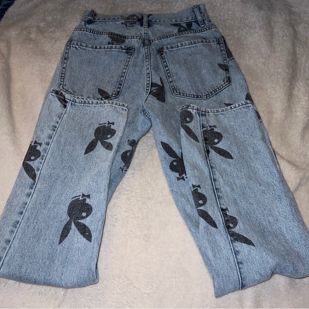 PAC sun all over play boy print women’s jeans